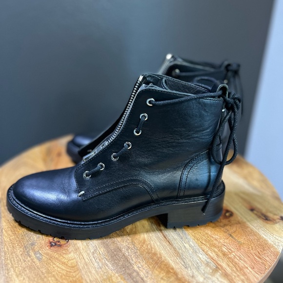 Rag & Bone Cannon Boot In Black Size: EU36 (US6) Zipper Detail - Picture 5 of 12